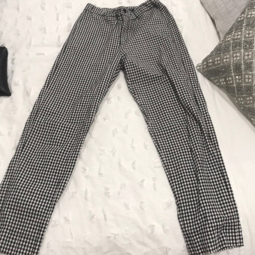 Brandy gingham trousers